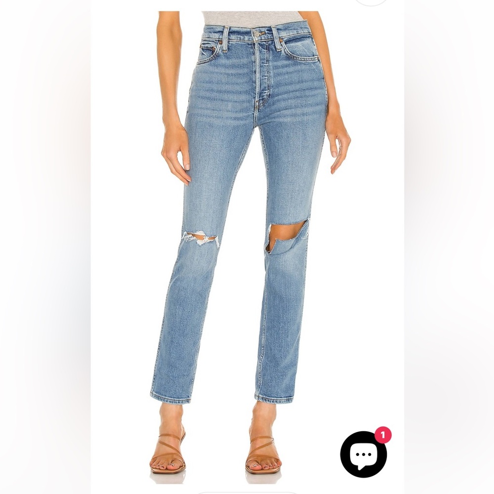 Re/done 80s slim straight jeans